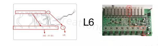 根據(jù)客戶端提供的信息，確認(rèn)為L(zhǎng)6層光口8與芯片8之間的兩條差分阻抗線調(diào)試不通-深圳宏力捷