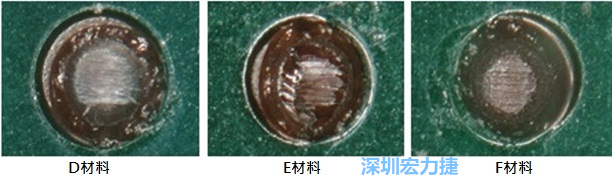 圖14- 冷球拉力試驗(yàn)后，光學(xué)顯微鏡下的失效模式
