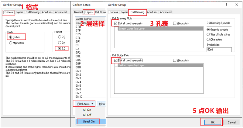 輸出Gerber部分，F(xiàn)ile下選擇 Gerber Files